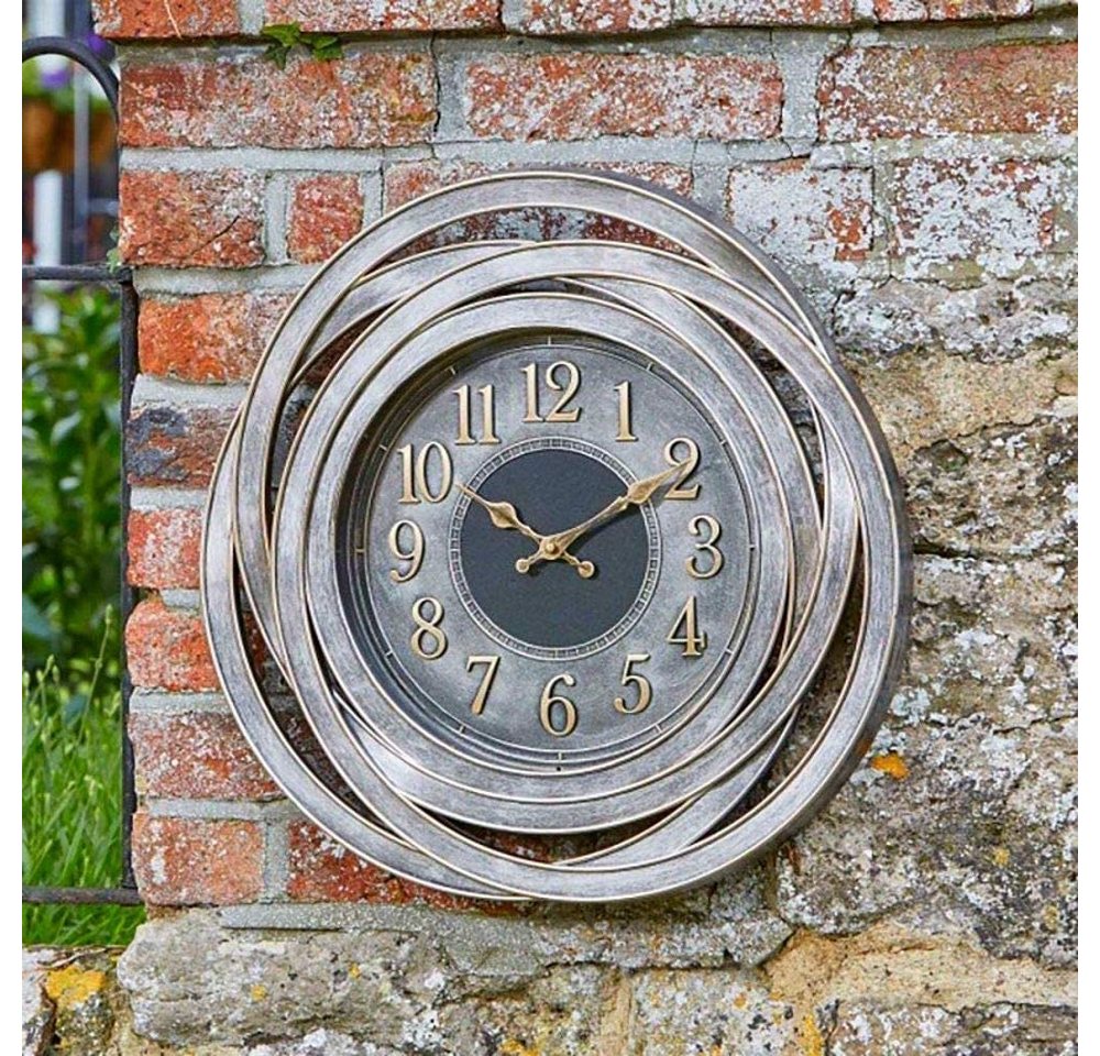 Smart Garden Wanduhr Ripley-Wanduhr / Gartenuhr 55 cm für drinnen und draußen