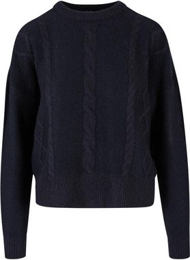 URBAN CLASSICS Rundhalspullover Ladies Cabel Knit Sweater