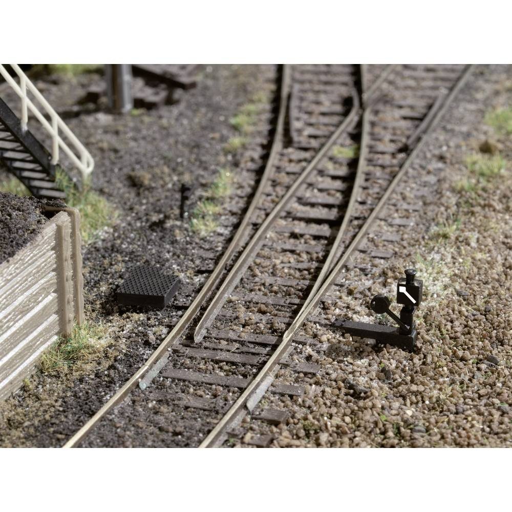 Modelleisenbahn-Fertiggelände H0 6 Weichenlaternen-Attrappen