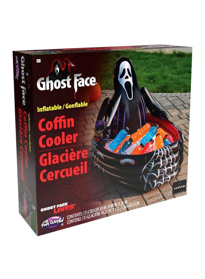 Fun World Dekoobjekt Scream Ghostface Sarg-Getränkekühle aufblasbarer 