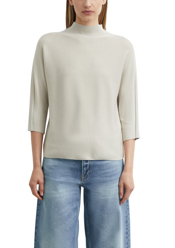 comma Stehkragenpullover 3/4 Ärmel, Viskosemix