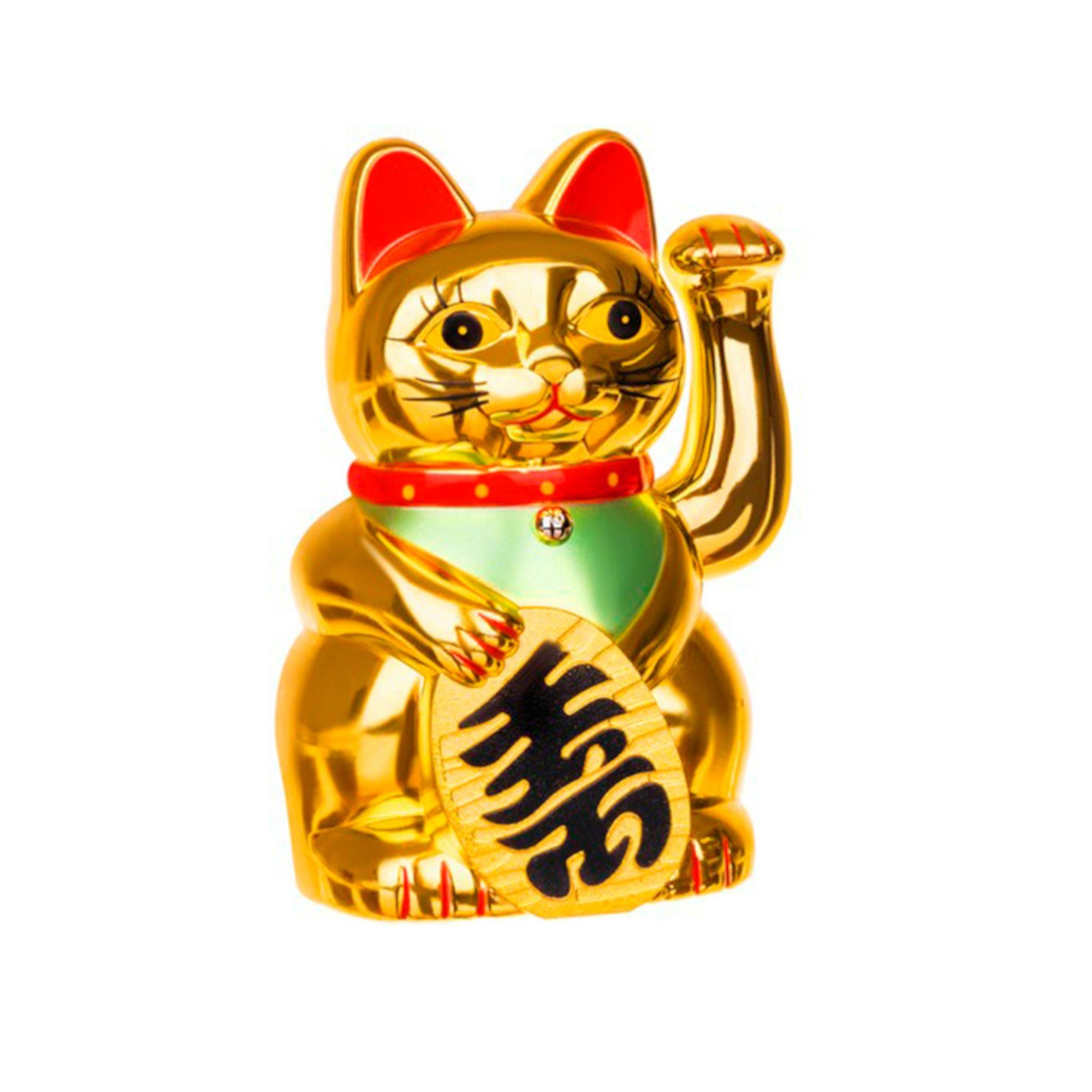 ISO TRADE Winkekatze Winkekatze - Chinesische Goldene Katze