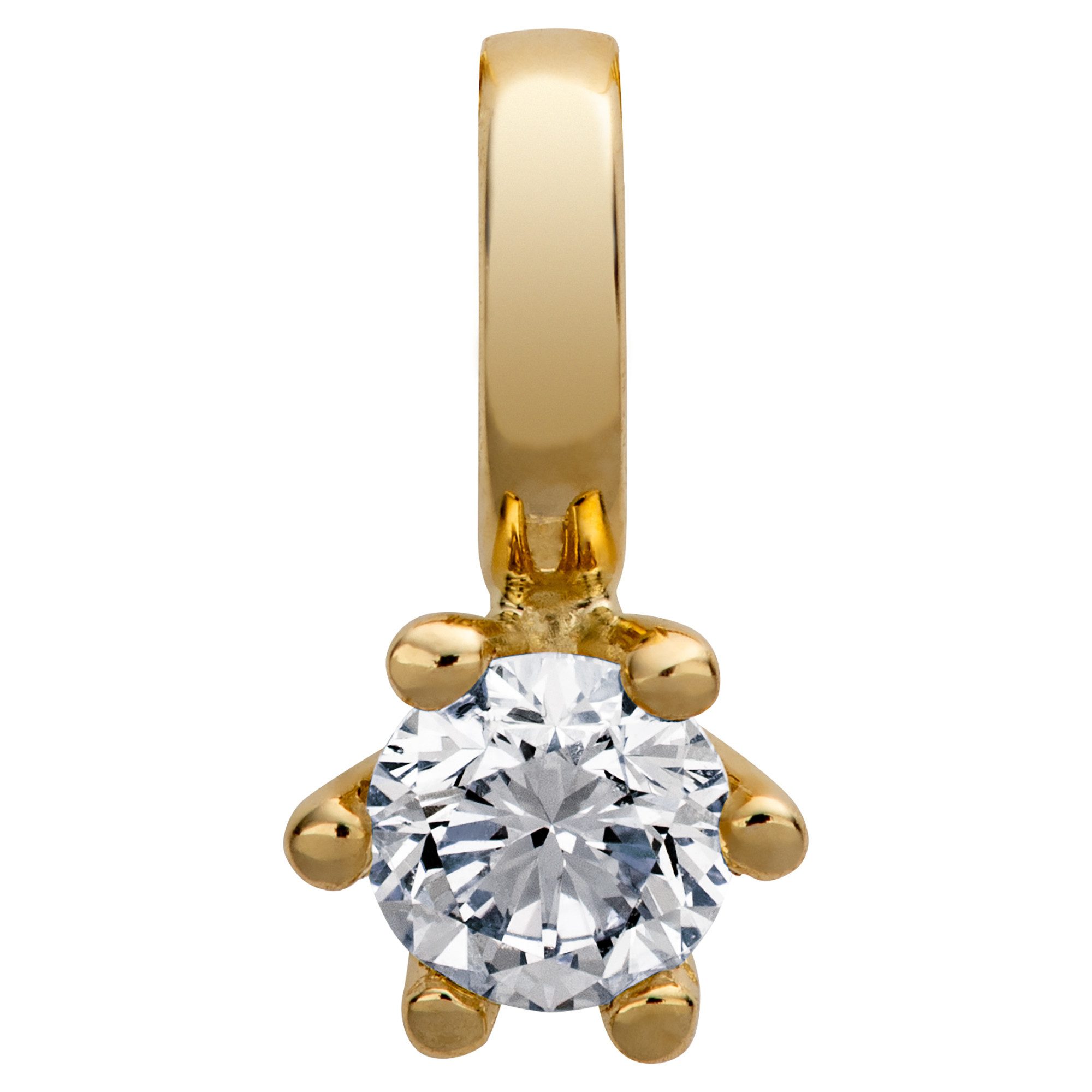 Orolino Kettenanhänger Gold 585 mit natürlichem Brillant 0,25 ct.