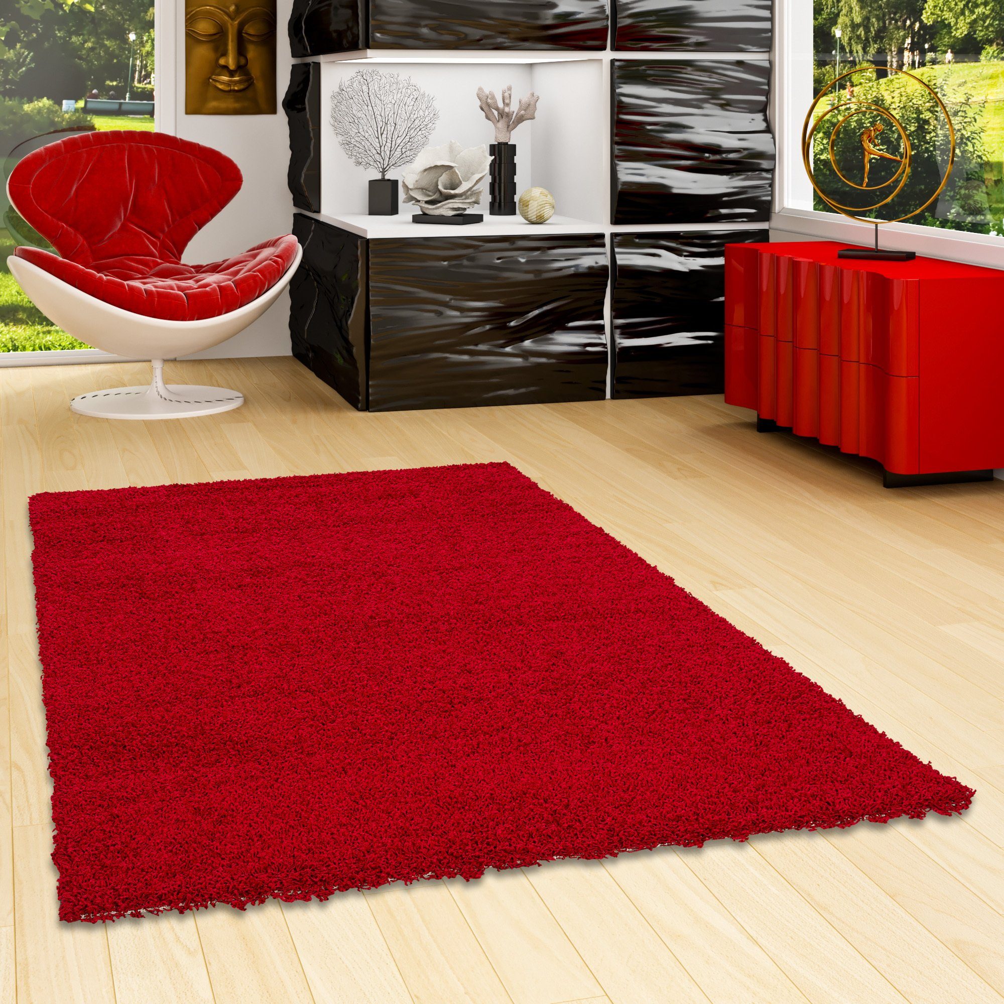 Pergamon Hochflor-Teppich Hochflor Langflor Teppich Aloha, günstig online kaufen
