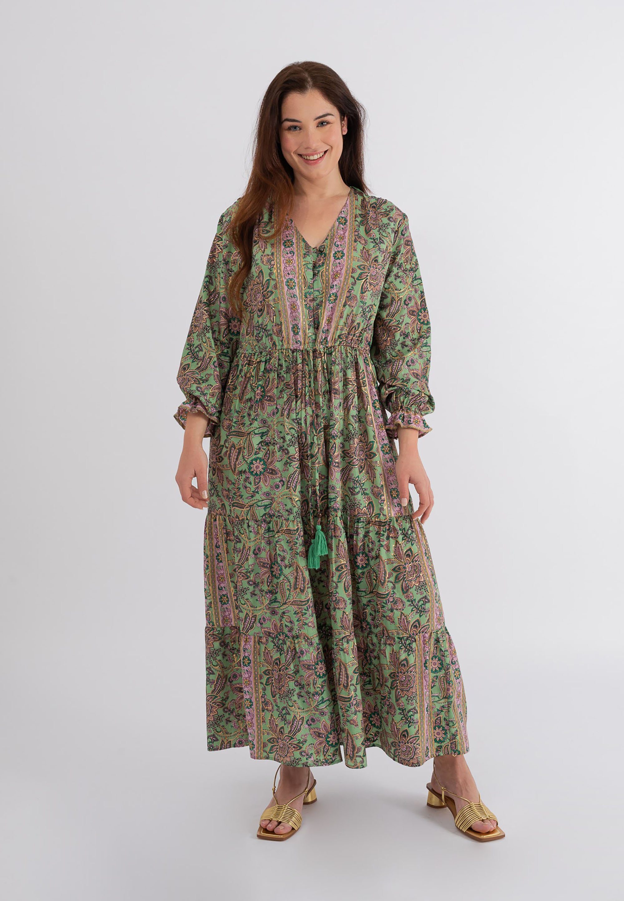 October Jerseykleid im Boho-Style trendigen