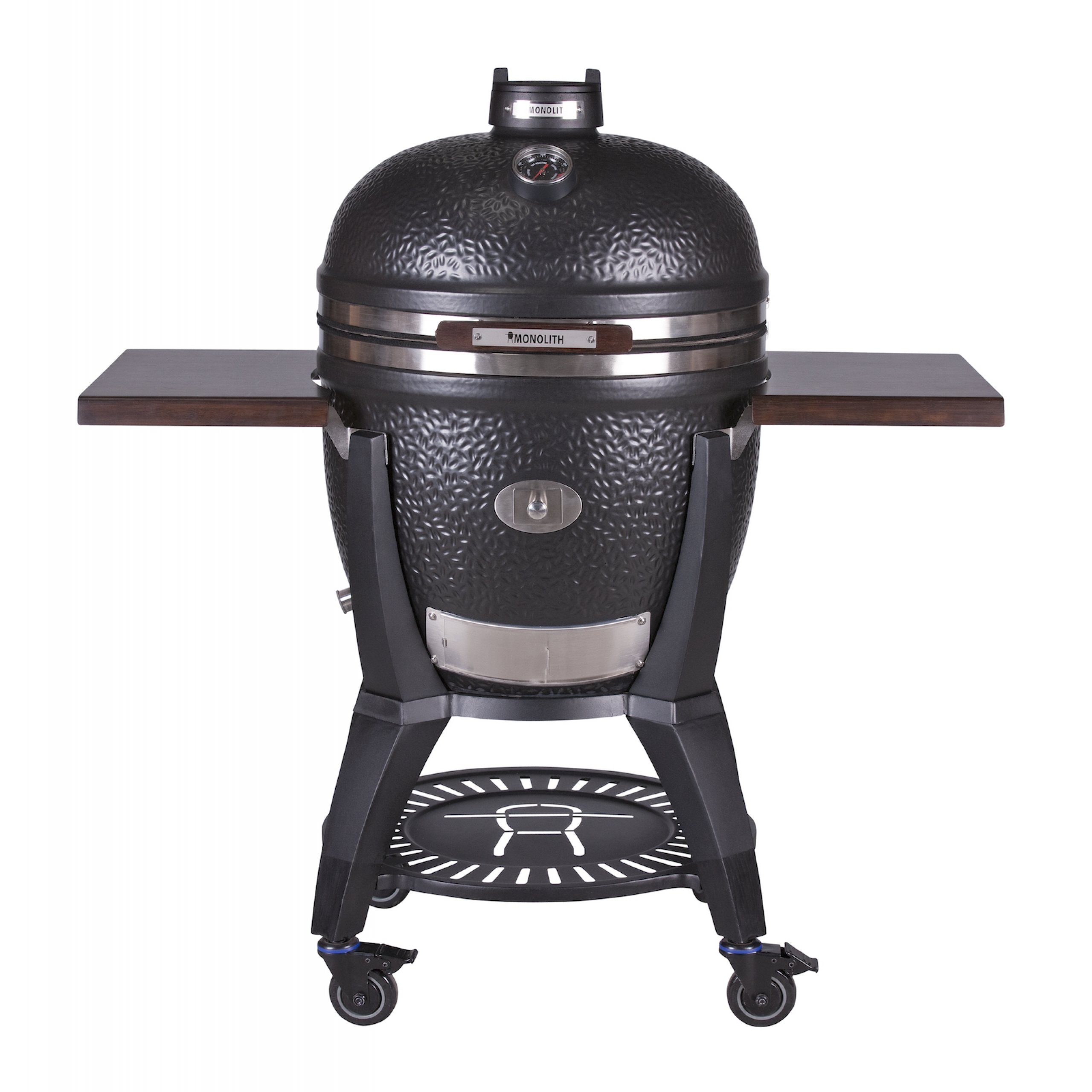 MONOLITH Keramikgrill Monolith Keramikgrill Avantgarde LeCHEF mit Gestell und Seitentische