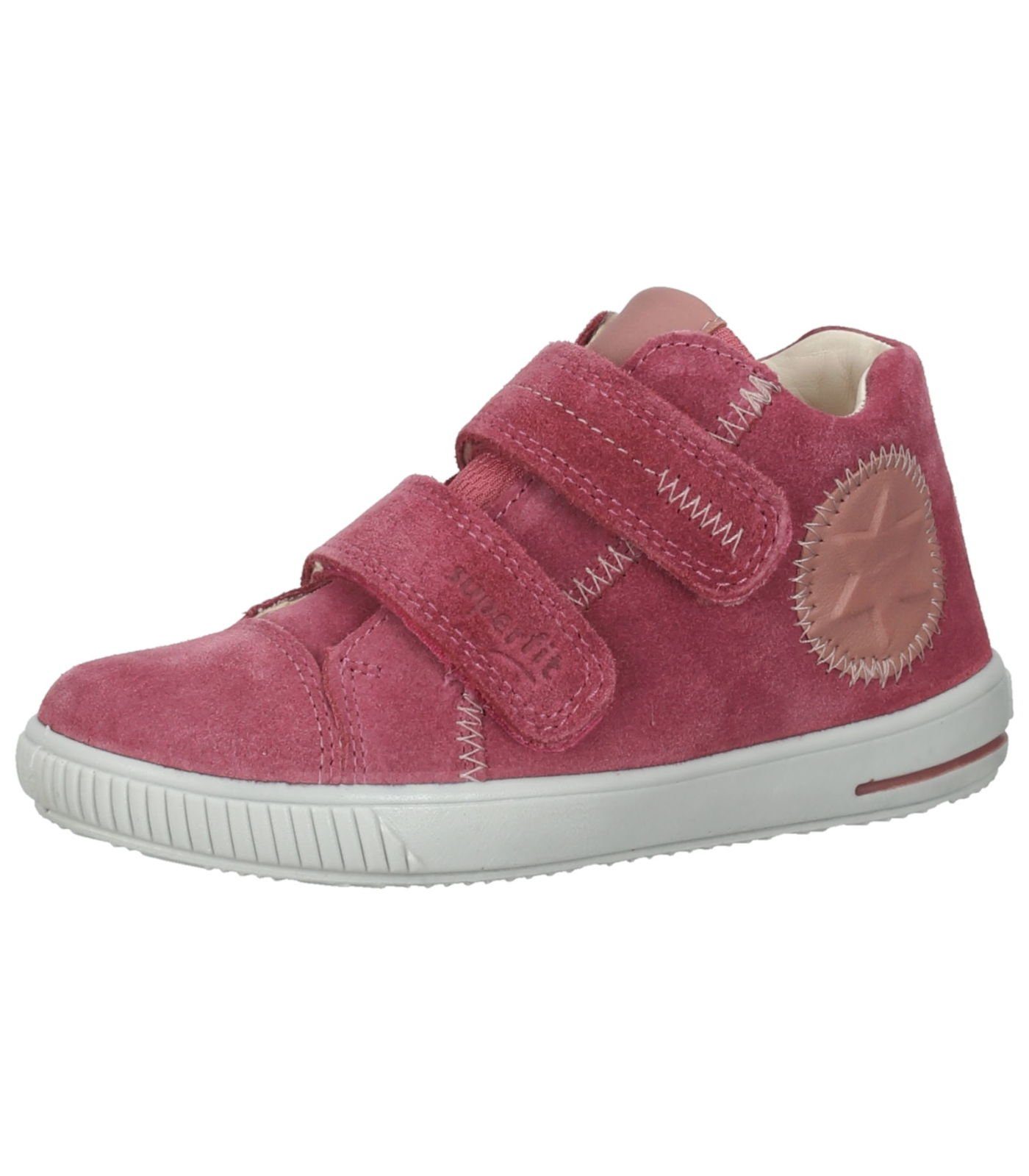 Pink Sneaker Superfit Sneaker Veloursleder/Textil