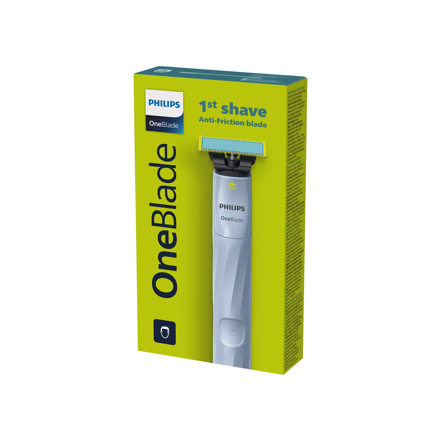 Philips Elektrorasierer PHILIPS Rasierer OneBlade QP1324/20, Anti-Friction Blade Rasierer – Bild 2 von 3