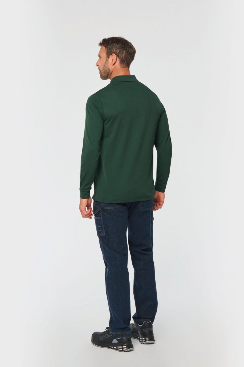 WK. Designed To Work Langarm-Poloshirt Polohemd günstig online kaufen