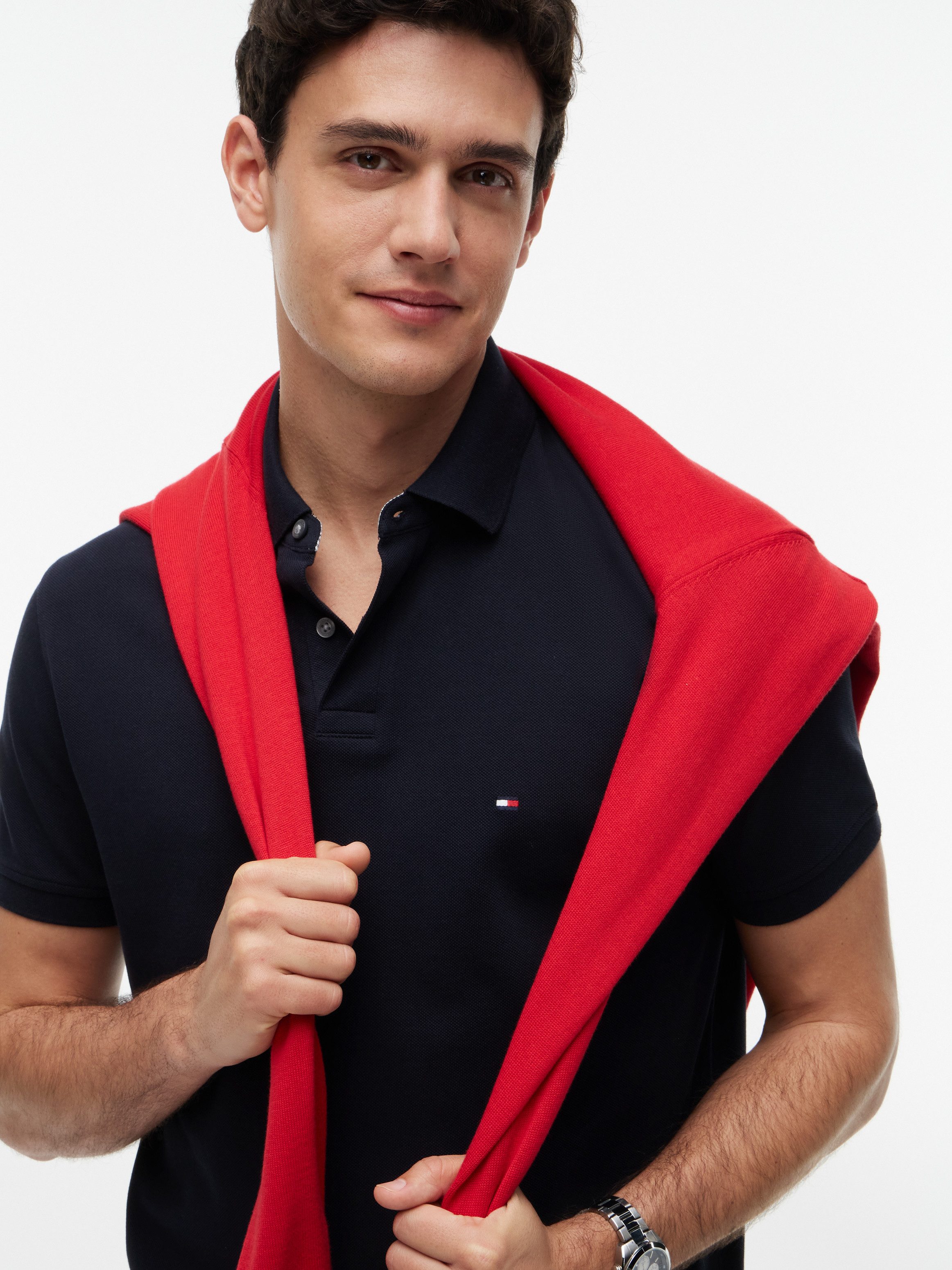 Tommy Hilfiger Poloshirt 1985 REGULAR POLO aus hochwertiger Baumwoll-Piqué-Qualität