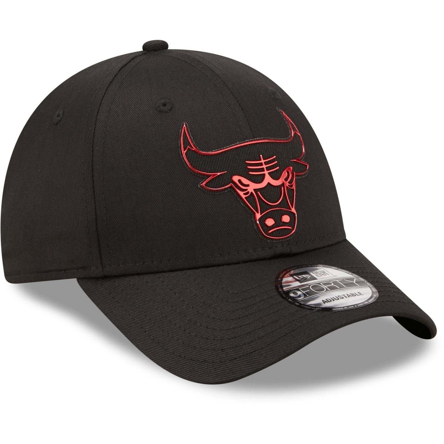 New Era Trucker Cap Bulls schwarz Chicago FOIL LOGO 9Forty