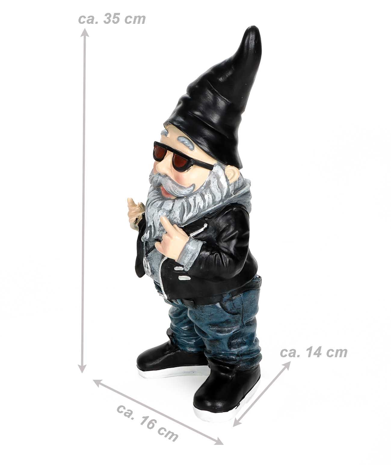 Bubble-Store Gartenzwerg Großer Gartenzwerg Mr. Cool, günstig online kaufen