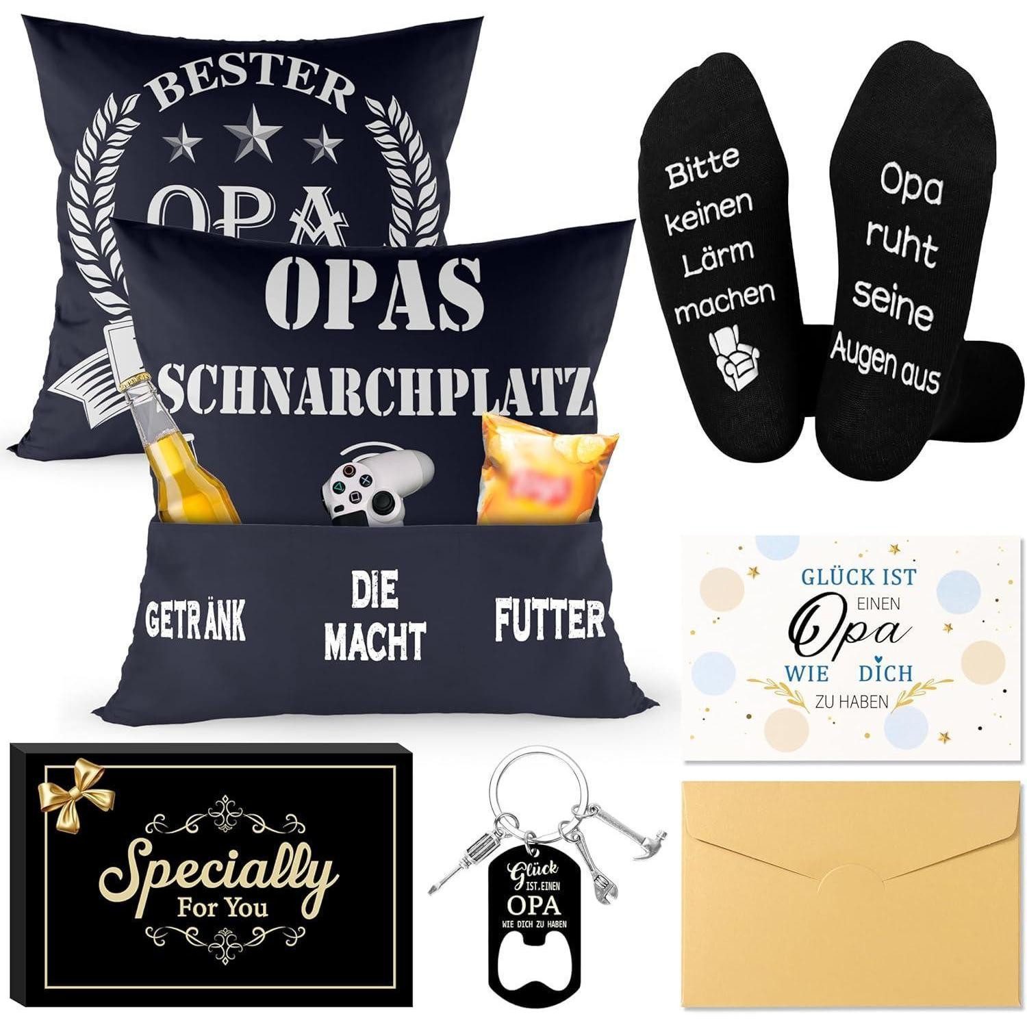 LuxusKollektion Badaccessoire-Set Geschenk Opa Vatertag Mehrfarbig-opa-schl günstig online kaufen