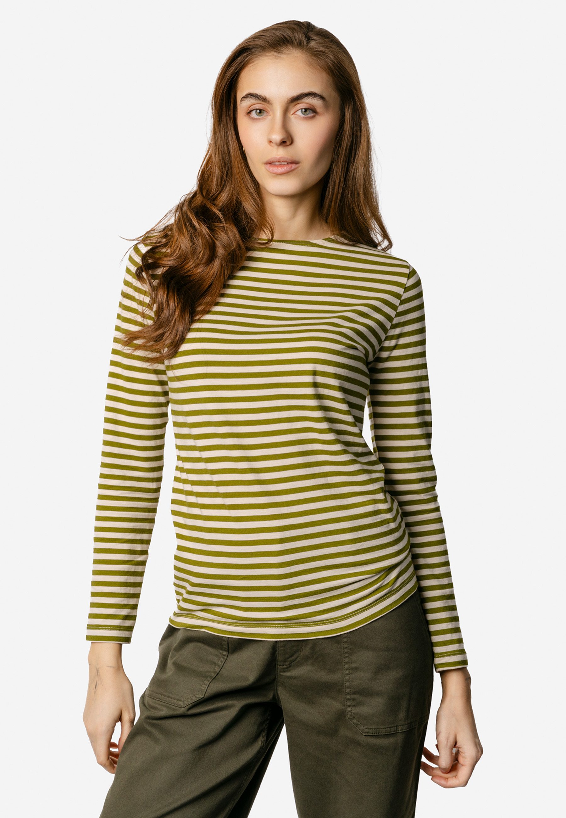 LIVING CRAFTS Langarmshirt SINIA GOTS zertifiziert