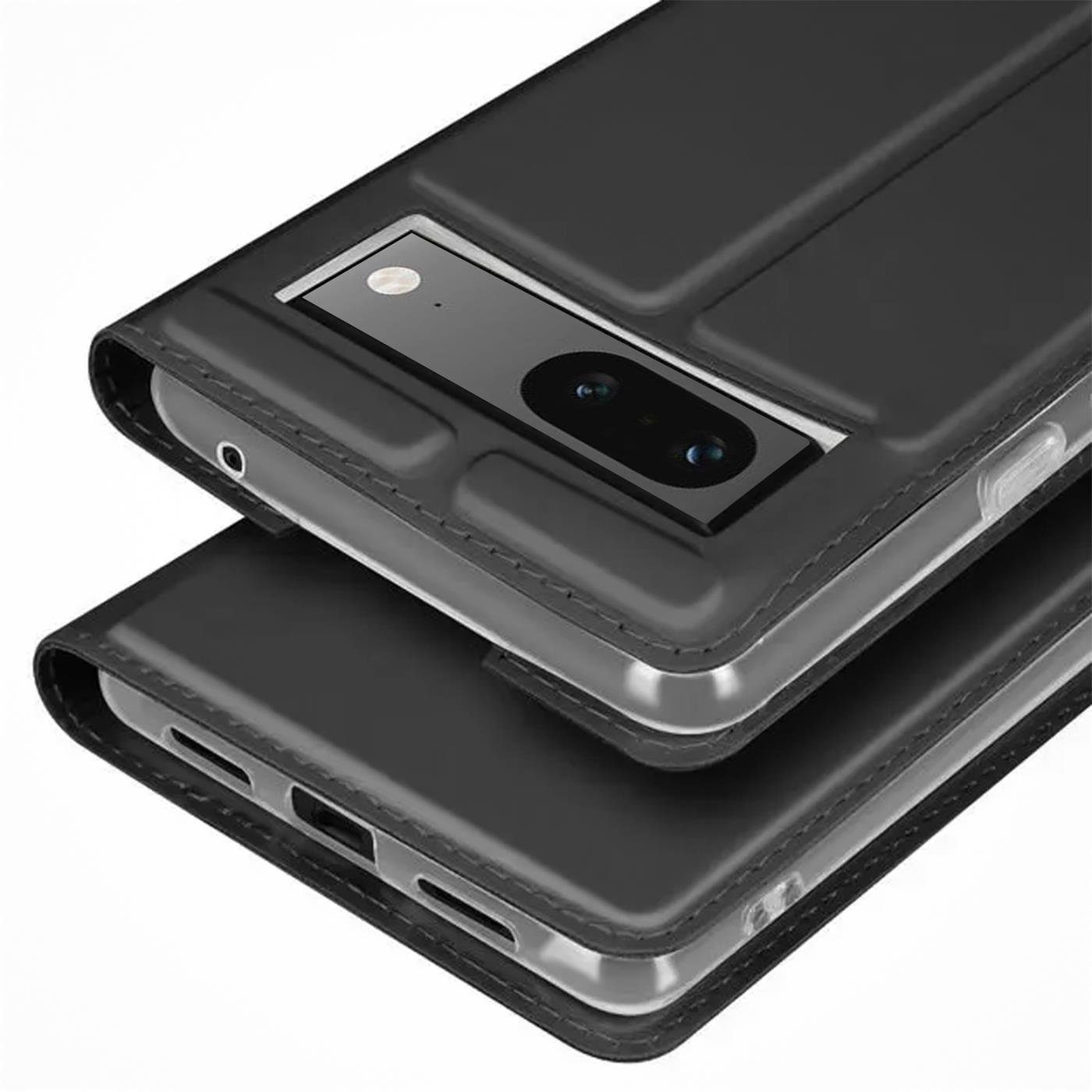 CoolGadget Handyhülle Magnet Case Handy Tasche für Google Pixel 7 6,3 Zoll, Hülle Klapphülle Ultra Slim Flip Cover für Pixel 7 Schutzhülle