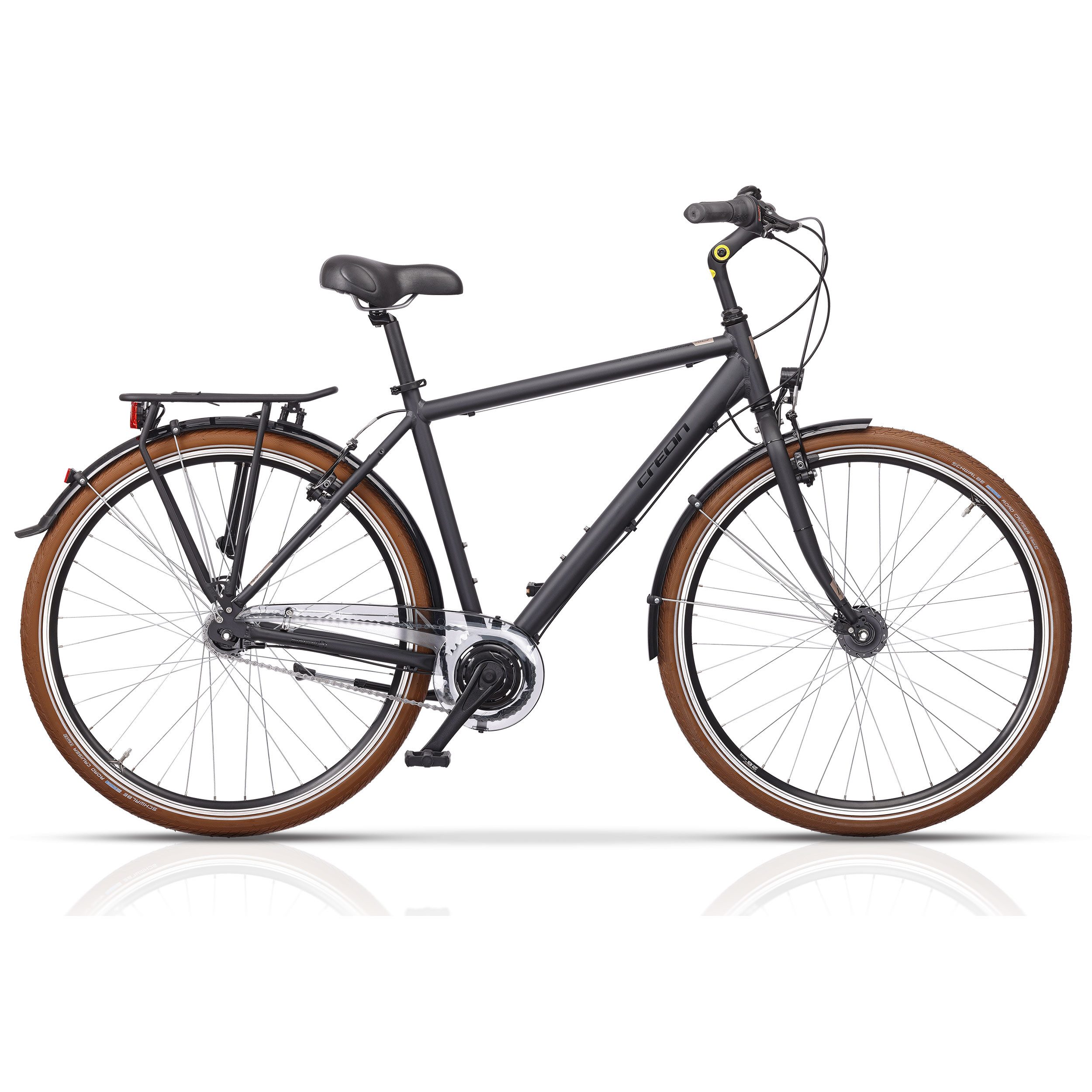 Airtracks Cityrad 28 Zoll Herren City Fahrrad CITERRA SL3 Trekking Bike, 7 Gang Shimano NEXUS Schaltwerk, Nabenschaltung, (Shimano Nexus 7), Schwarz - Rahmenhöhen 48cm, 52cm, 56cm und 60cm - Modell 2026
