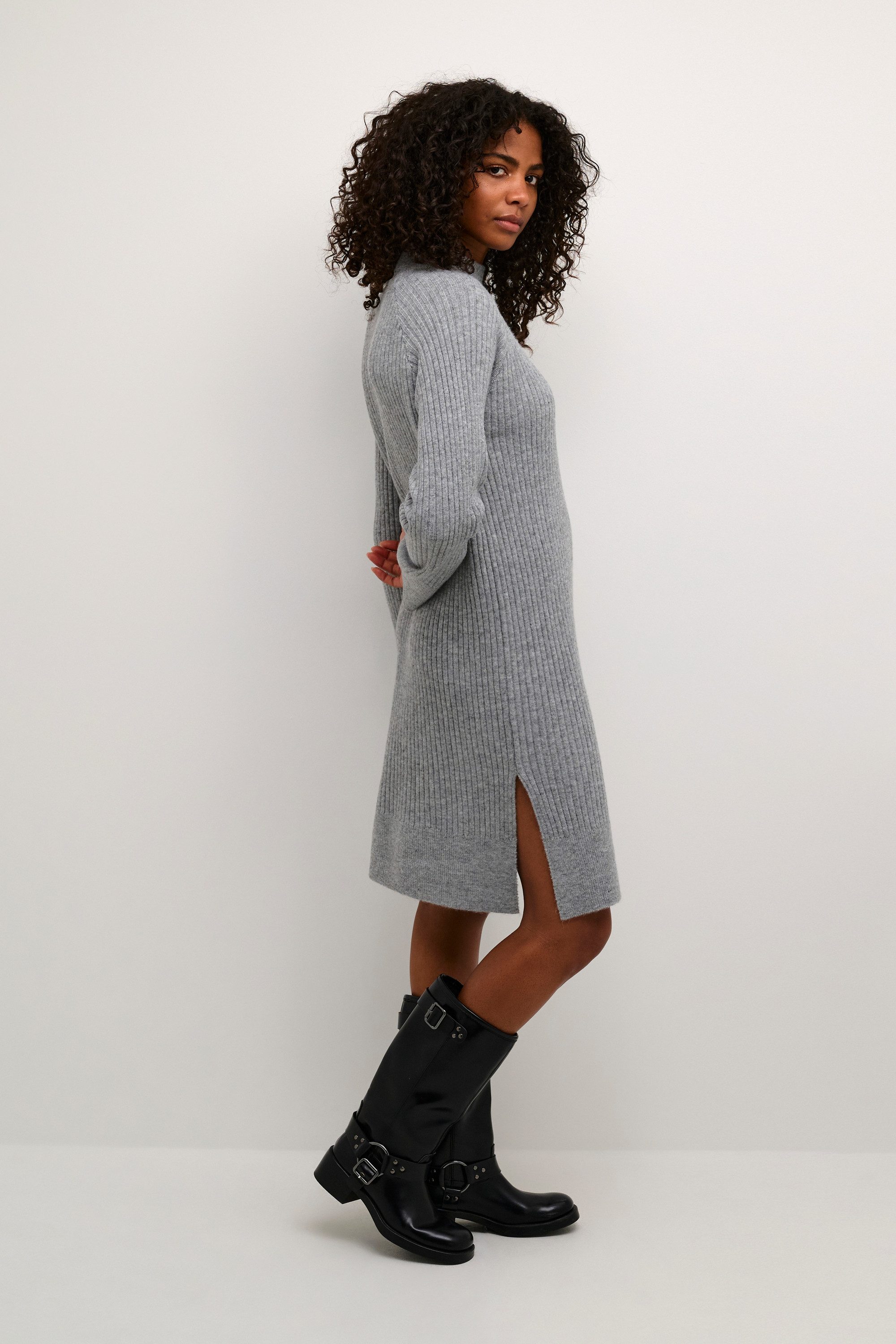 KAFFE Strickkleid Kleid KArinya