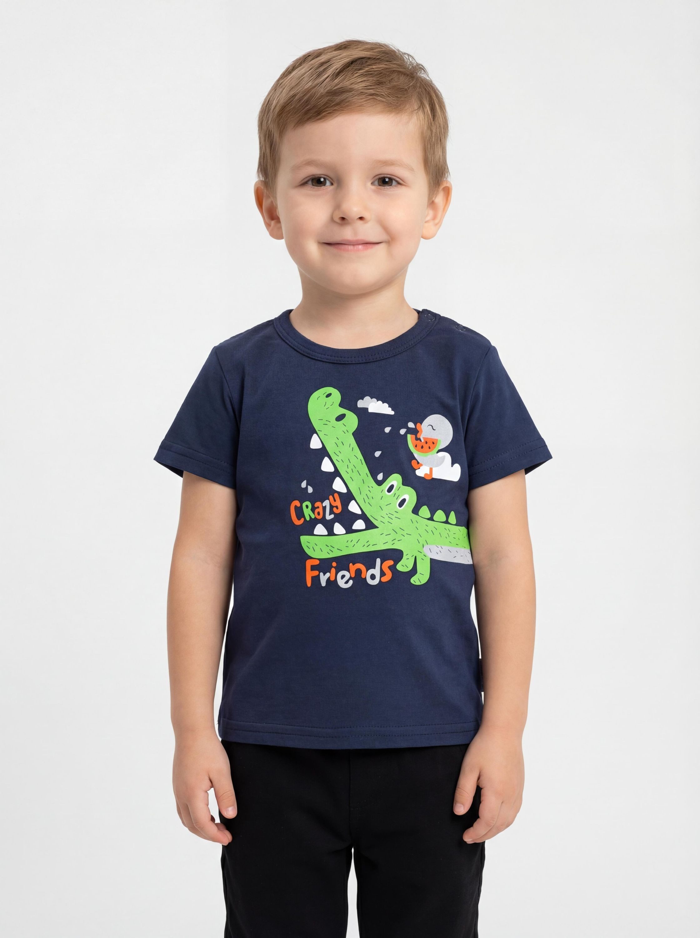 TupTam T-Shirt TupTam Baby Jungen Kurzarm T-Shirt 5er Set