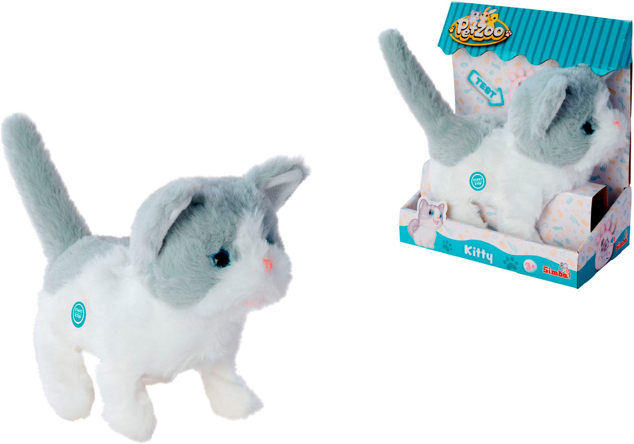 SIMBA Spielfigur PetZoo Kitty, mit Sound