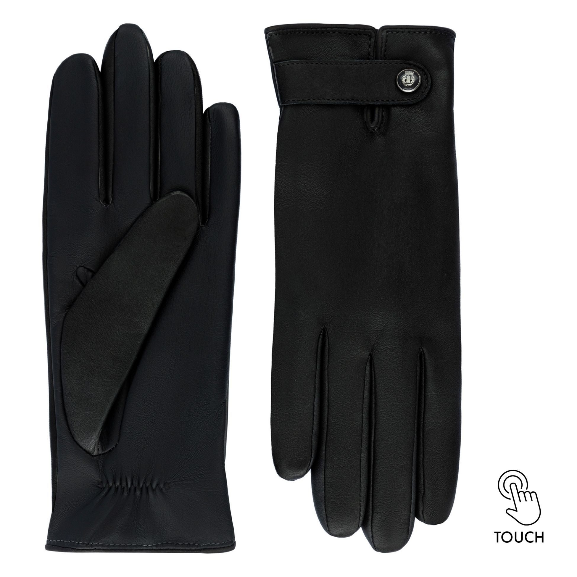 Roeckl Lederhandschuhe Dresden Touch Roeckl Fingerhandschuhe mit Druckverschluss