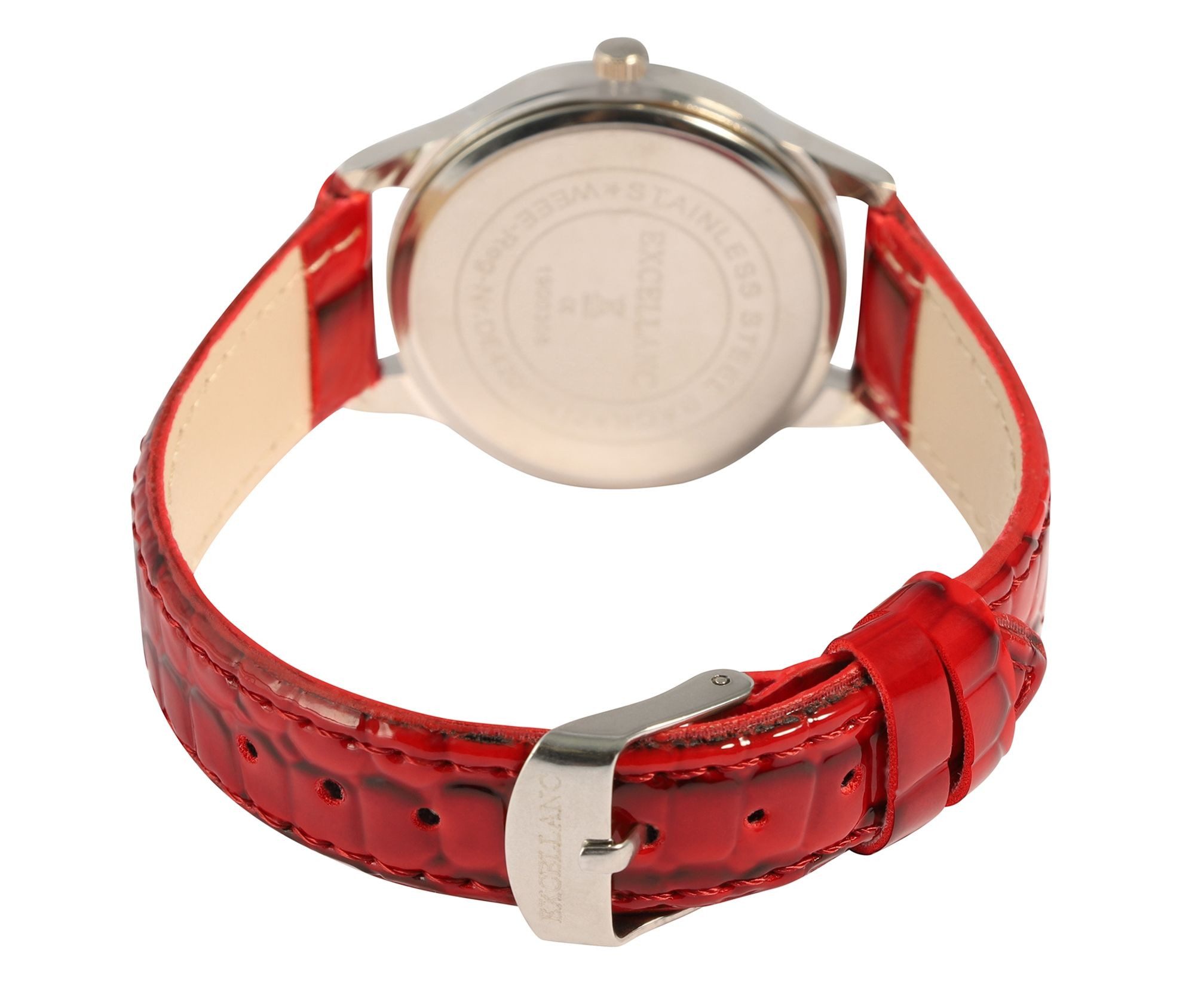 EXCELLANC Quarzuhr 1900308 Excellanc Damenuhr mit Lederimitationsband günstig online kaufen