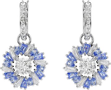 Swarovski Paar Creolen Idyllia Drop, Blume, 5680016, mit Swarovski® Kristall