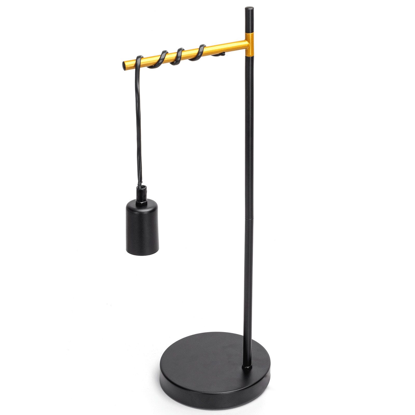 Aigostar Schreibtischlampe Retro E27 Tischlampe industrielle Metallschreibtischlampe mit 180 cm