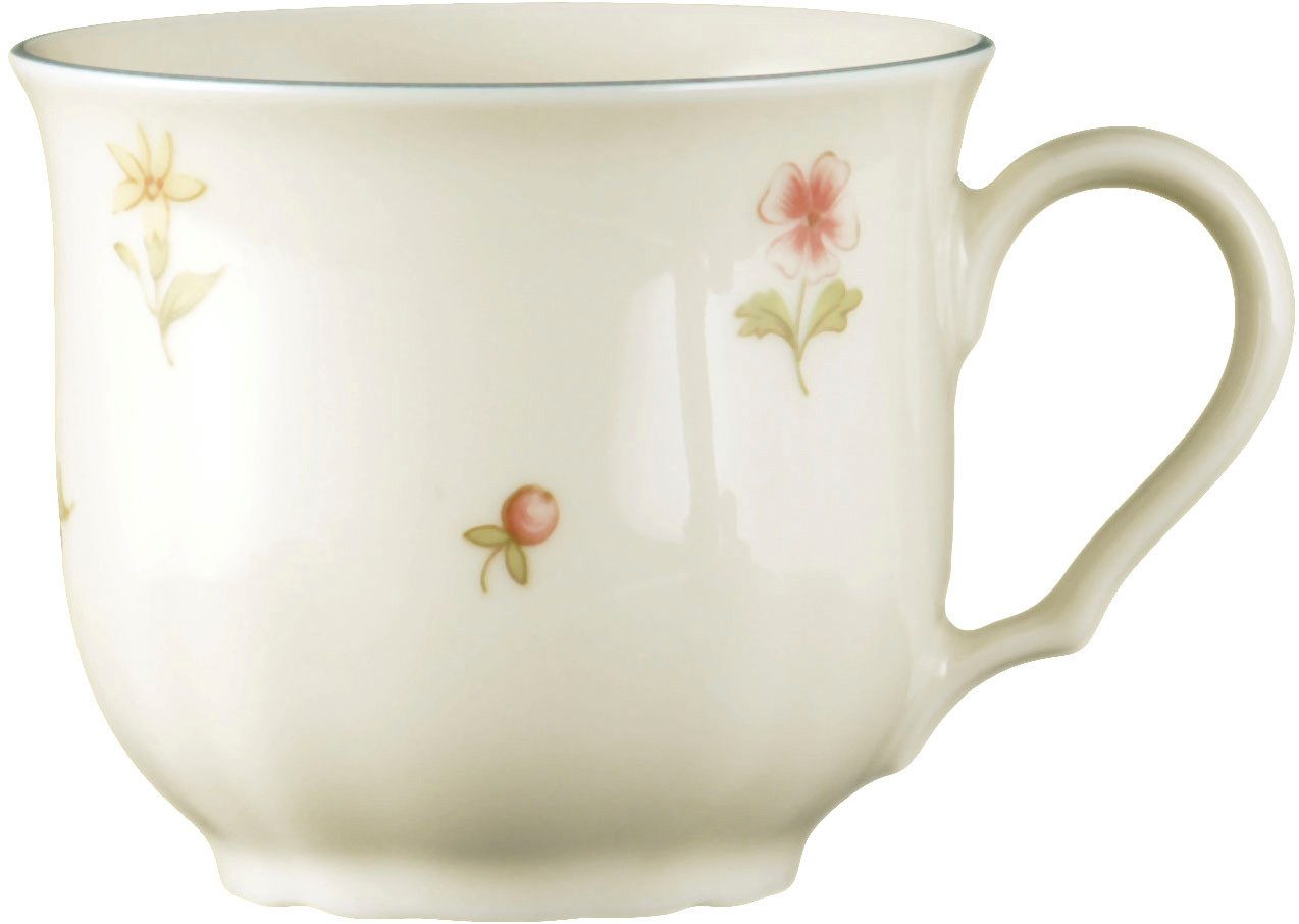 Seltmann Weiden Kombiservice Geschirr-Set, Service Marie-Luise Streublume (30-tlg), 6 Personen, Porzellan, Teller, Tasse, Untertasse, Made in Germany, 30 Teile, – Bild 4 von 5
