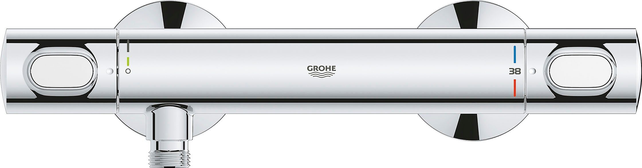 Grohe Brausethermostat Precision Flow mit Wassersparfunktion