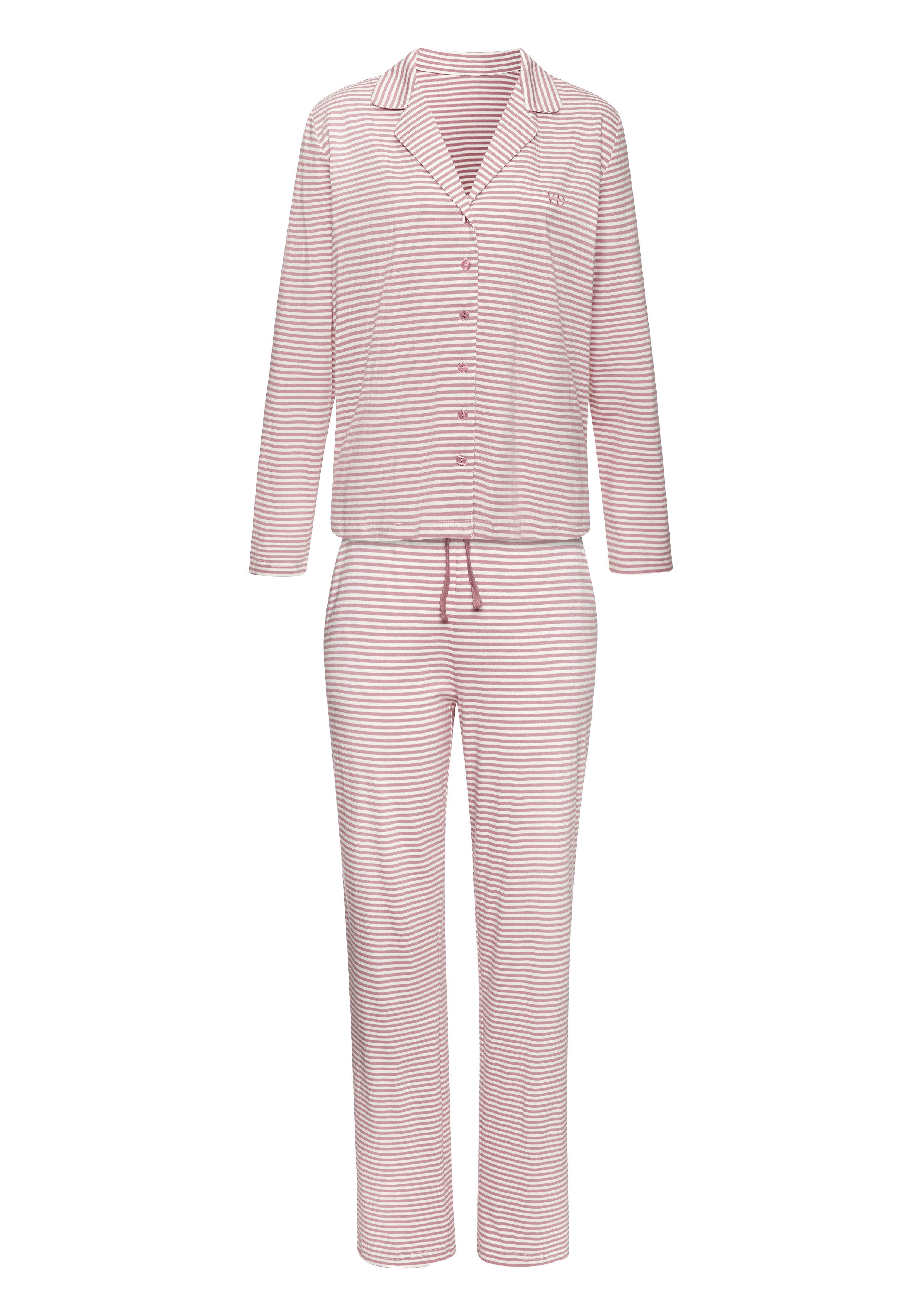 Vivance Dreams Pyjama (Set, 2 tlg) mit feinem Streifenmuster. € 34,99