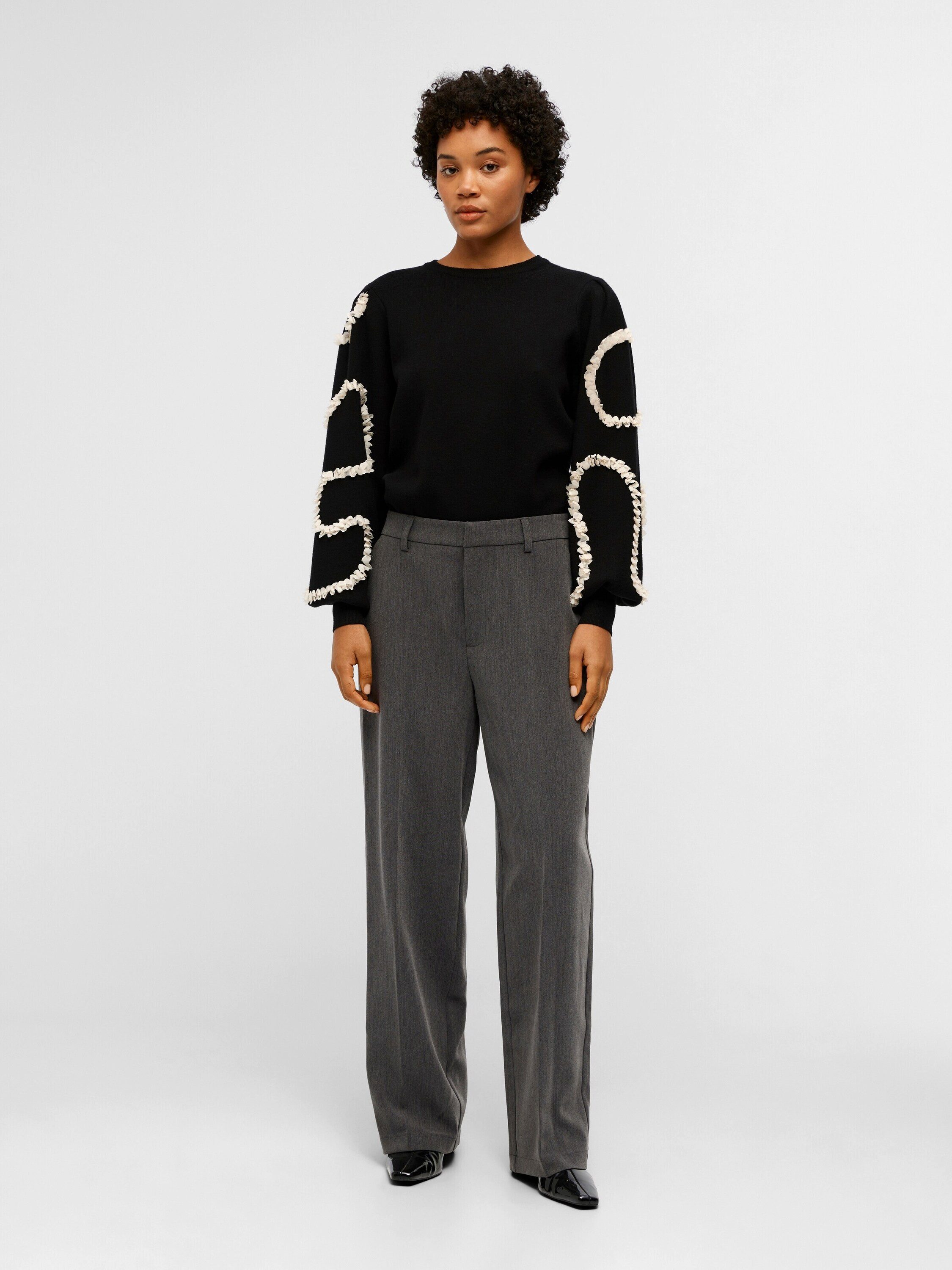 Object Stoffhose (1-tlg) Falten