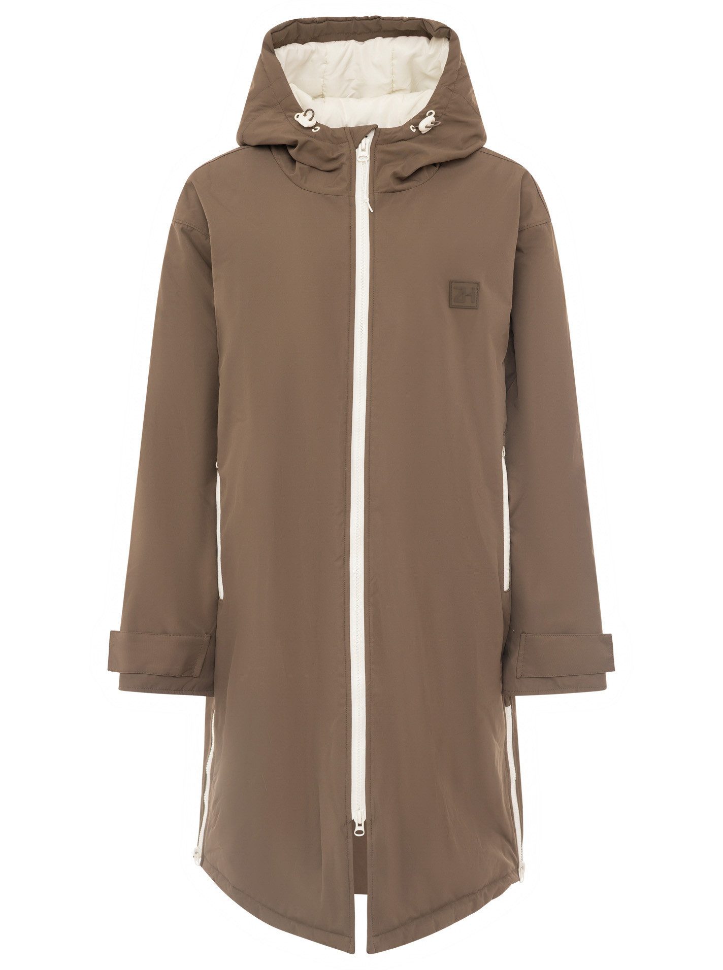 Zwillingsherz Funktionsjacke Oversize Windjacke ZH (leichte Version) Kapuze, Reißverschluss, Seitliche Taschen