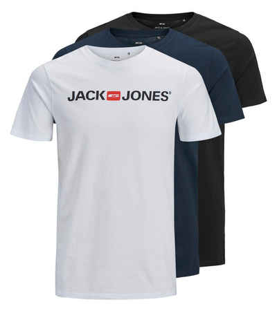 Jack & Jones T-Shirt »CORP LOGO TEE« (Packung, 3-tlg., 3er-Pack) 3er Packung