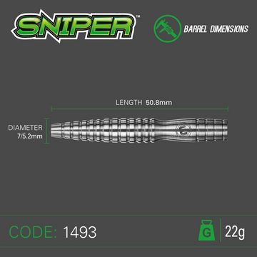 Winmau Dartpfeil Steeldart Sniper 1008-22g