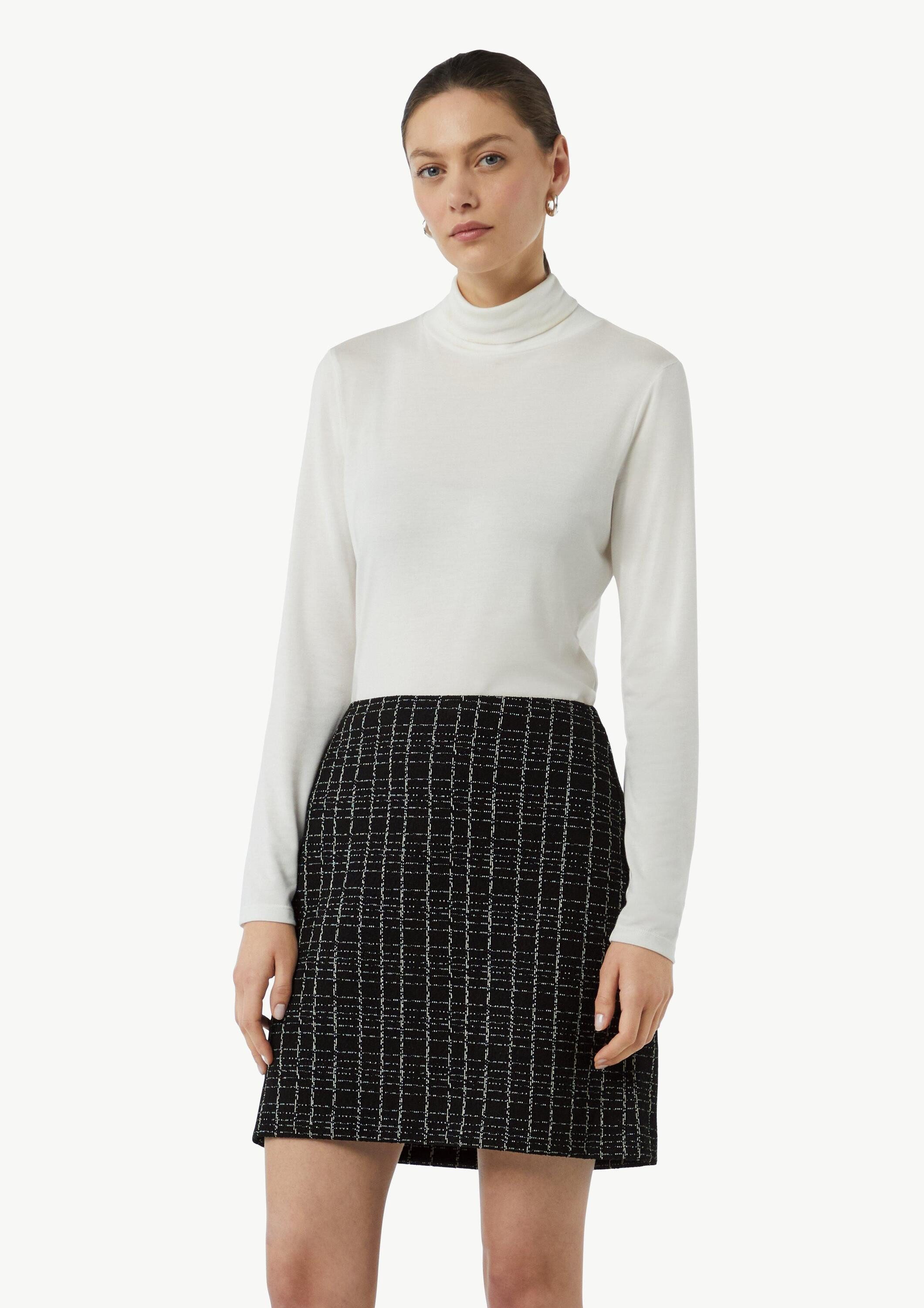 comma Minirock Rock Kurzer Rock in Bouclé Jersey günstig online kaufen