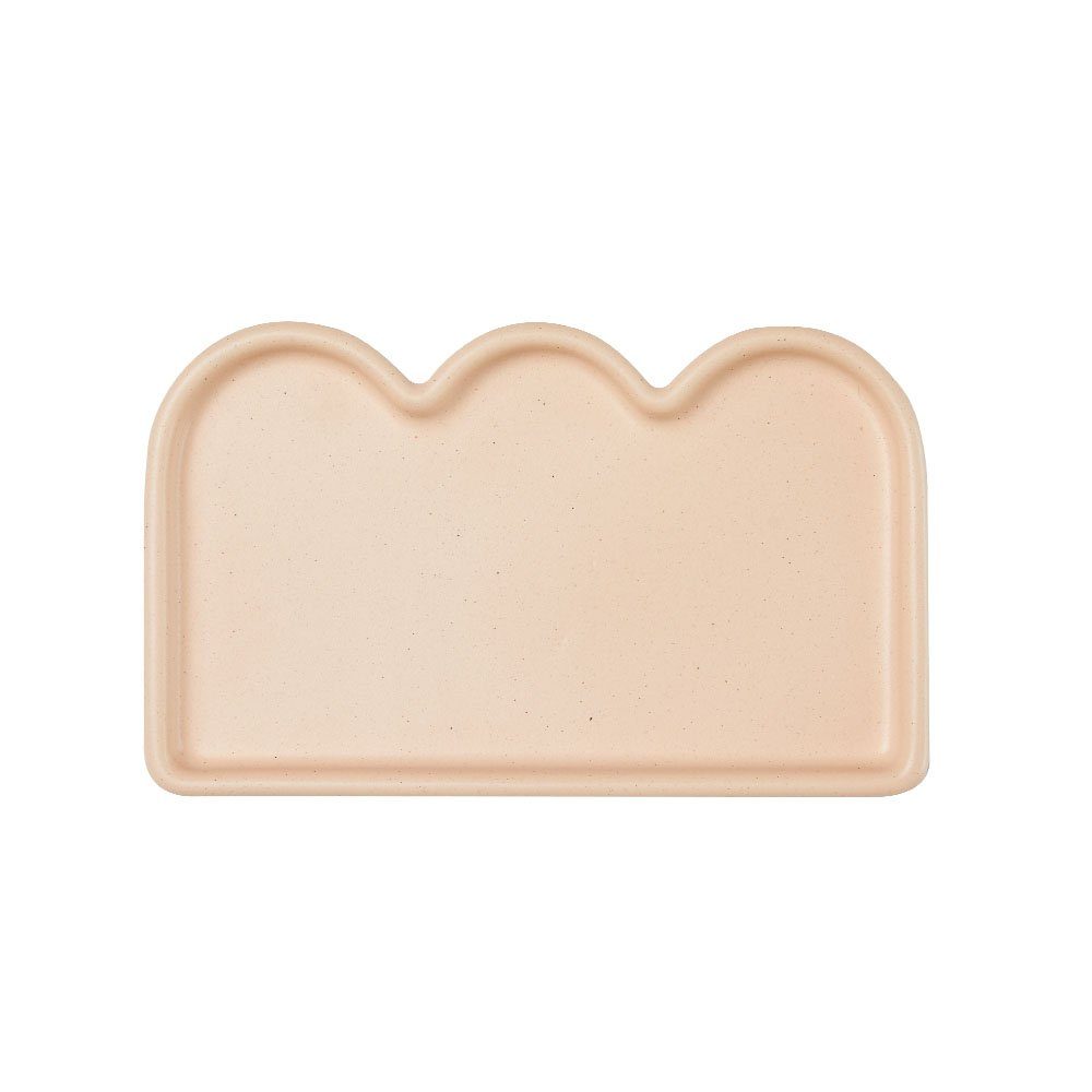 NEOFLAM® Servierplatte Better Finger Keramik Servierplatte - Pink, Keramik, (1-tlg), 100% natürliche Keramik, Frei von PFOA, Blei & Cadmium