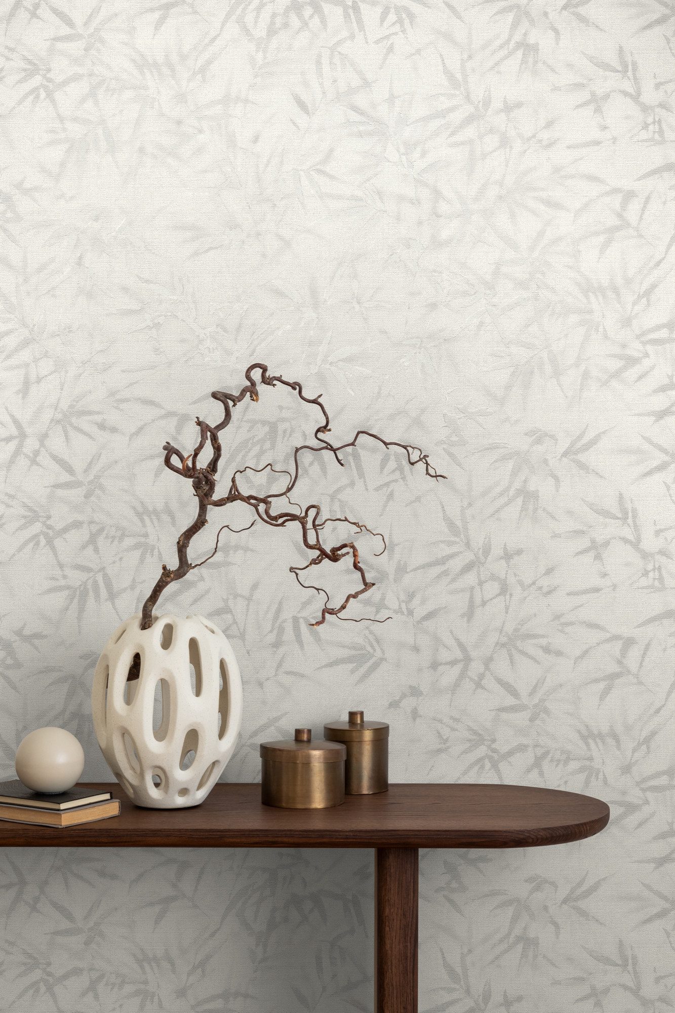 A.S. Création Vliestapete Bambus-Tapete diverse Farben Blättermuster, strukturiert, botanisch, (1 St)