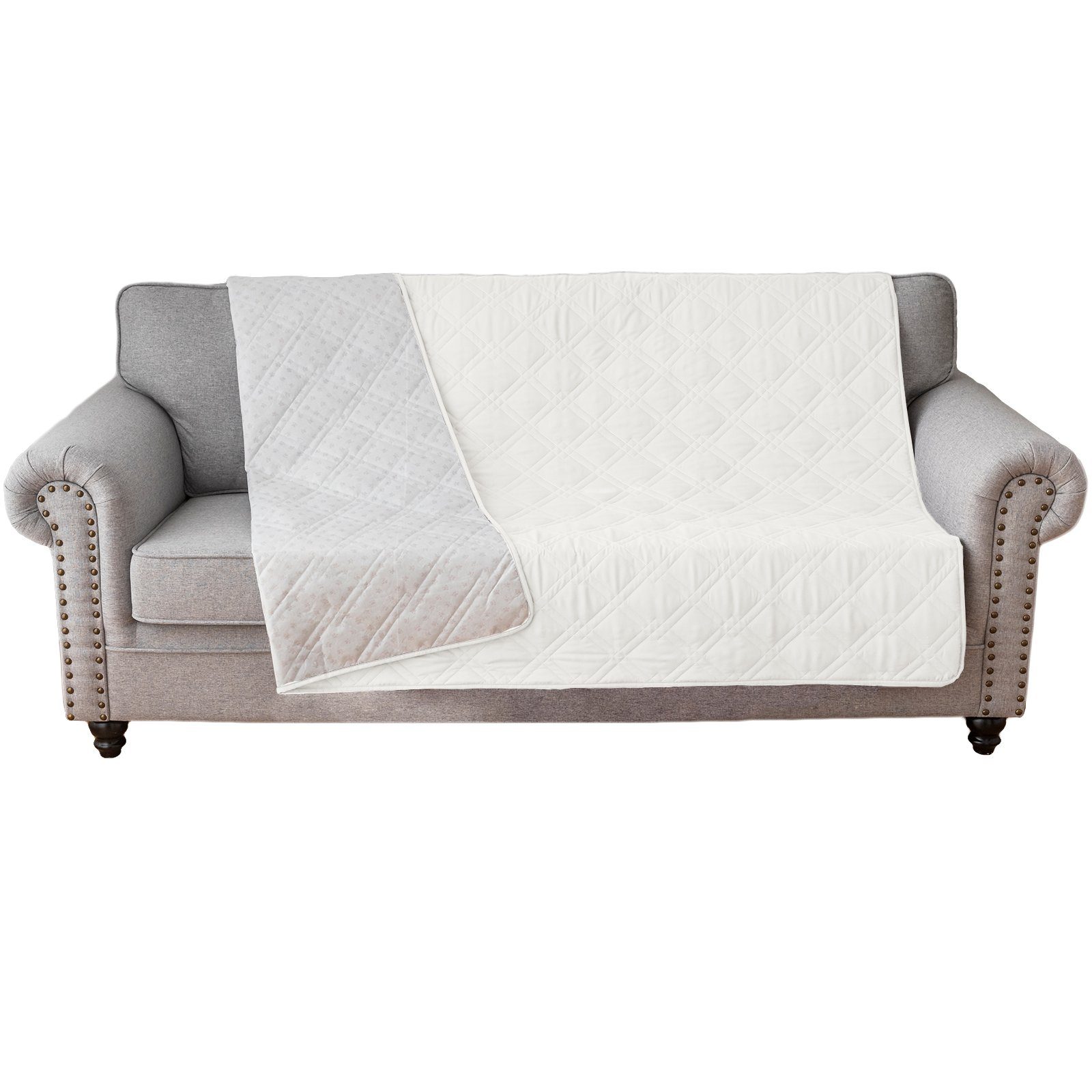 BTTO Sofahusse Sofahusse,Sofabezug,Gesteppt Couch Überzug, Wasserdicht, Antirutsch