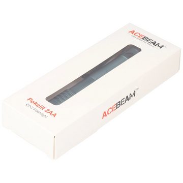 Acebeam LED Taschenlampe AceBeam Pokelit 2AA EDC-Taschenlampe, 600 Lumen, ideal für den Alltag