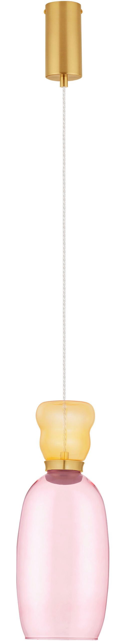 Nova Luce Pendelleuchte PLUMA, LED fest integriert, Warmweiß