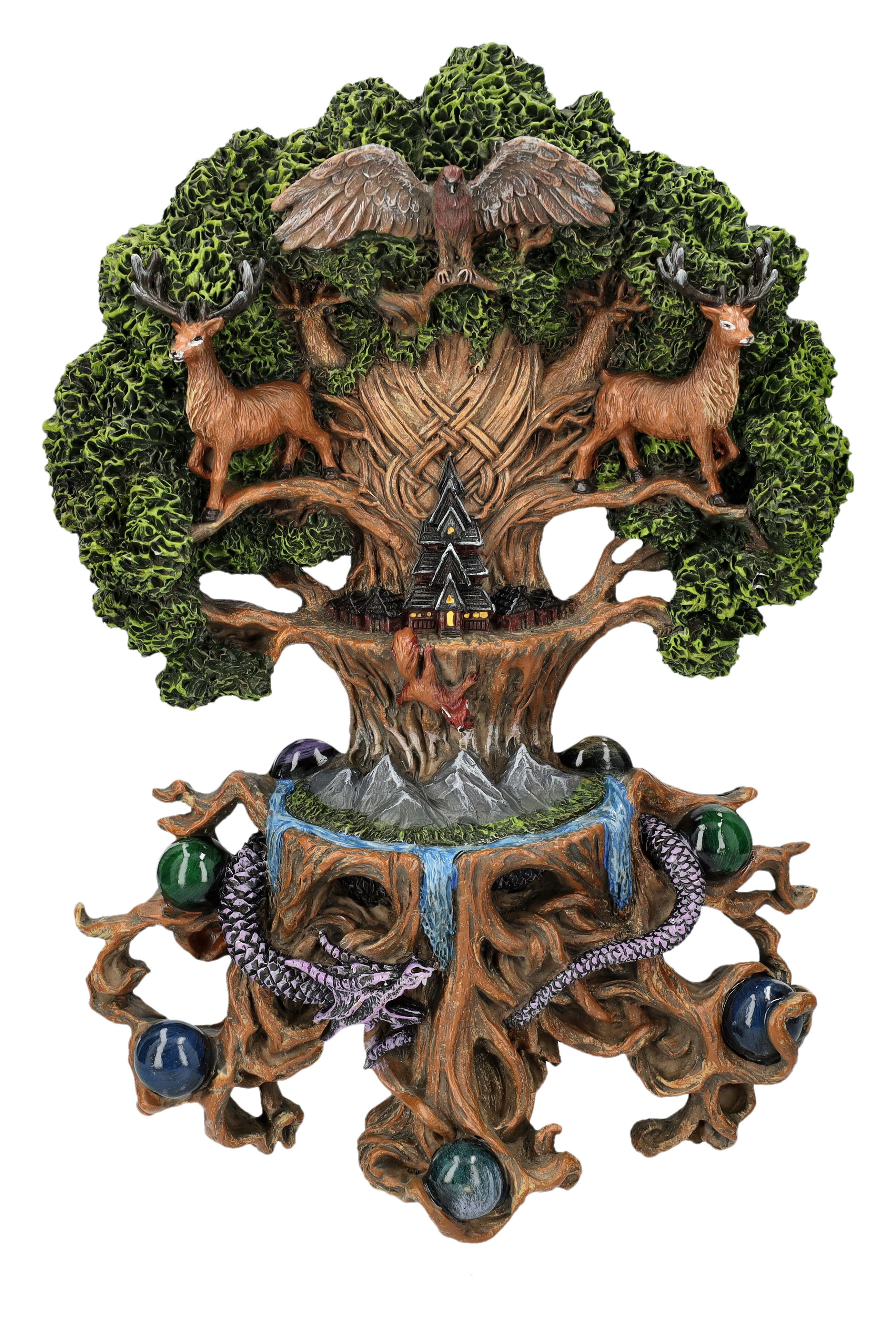 Wanddekoobjekt Wandrelief Yggdrasil by Anne Stokes - Fantasy Dekoration Wanddeko Deko