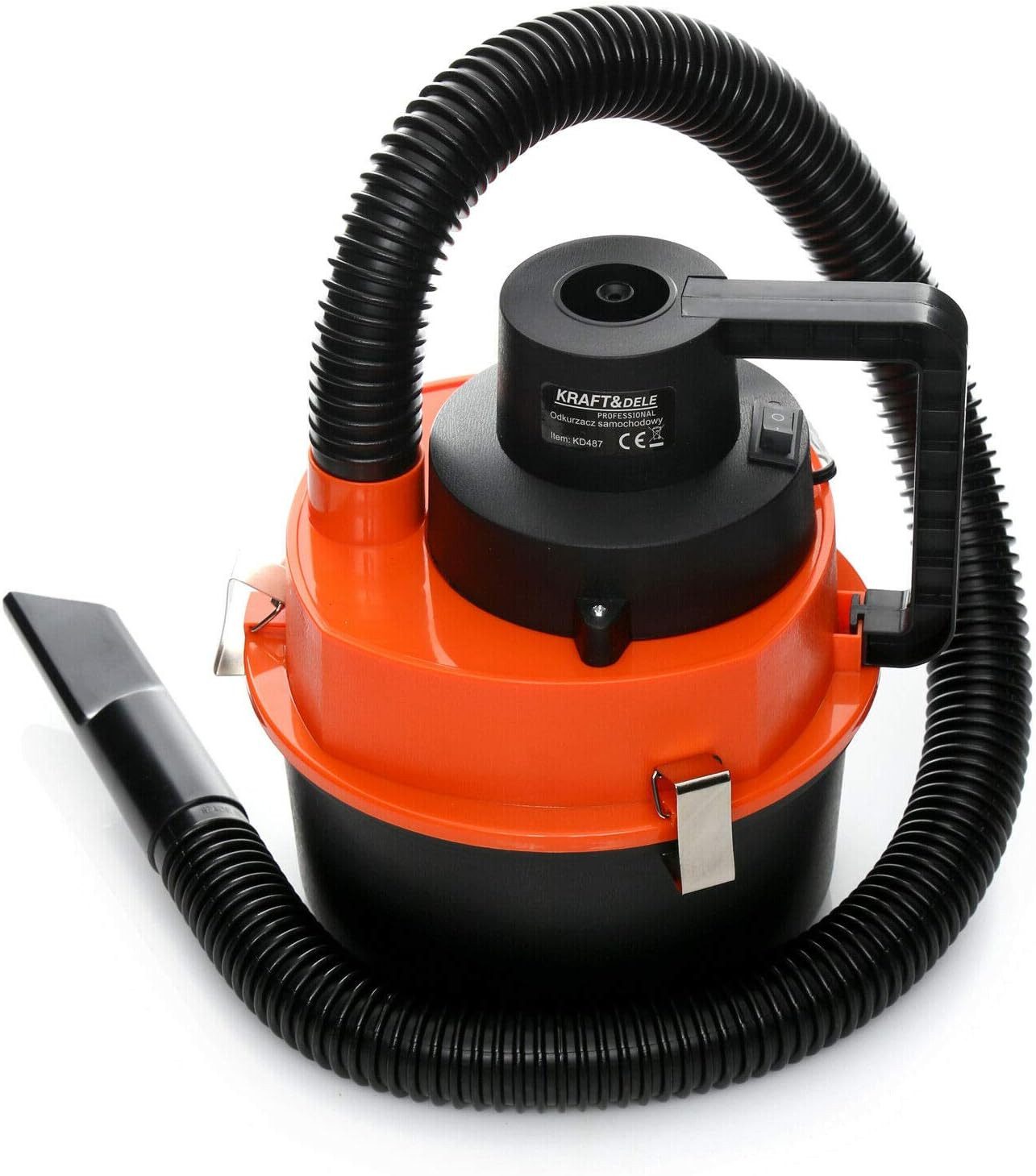 Kraft&Dele Zyklon Hybrid Staubsauger Autostaubsauger + Luftpumpe 12V 155W Zigarettenanzünder, 155 W
