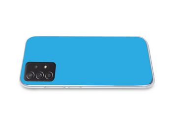MuchoWow Handyhülle Blau - Licht - Farben, Phone Case, Handyhülle Samsung Galaxy A53, Silikon, Schutzhülle