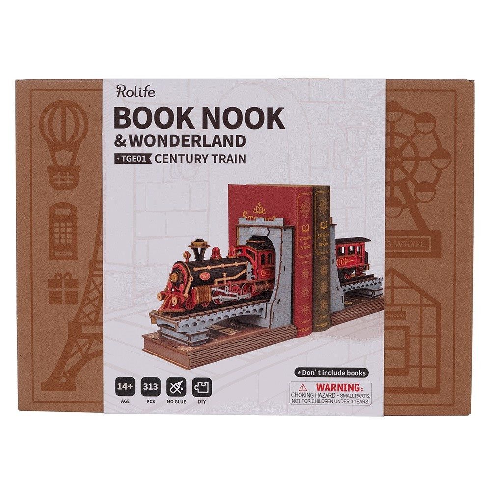 ROLIFE 3D-Puzzle Century Train - Buchstütze, 313 Puzzleteile günstig online kaufen