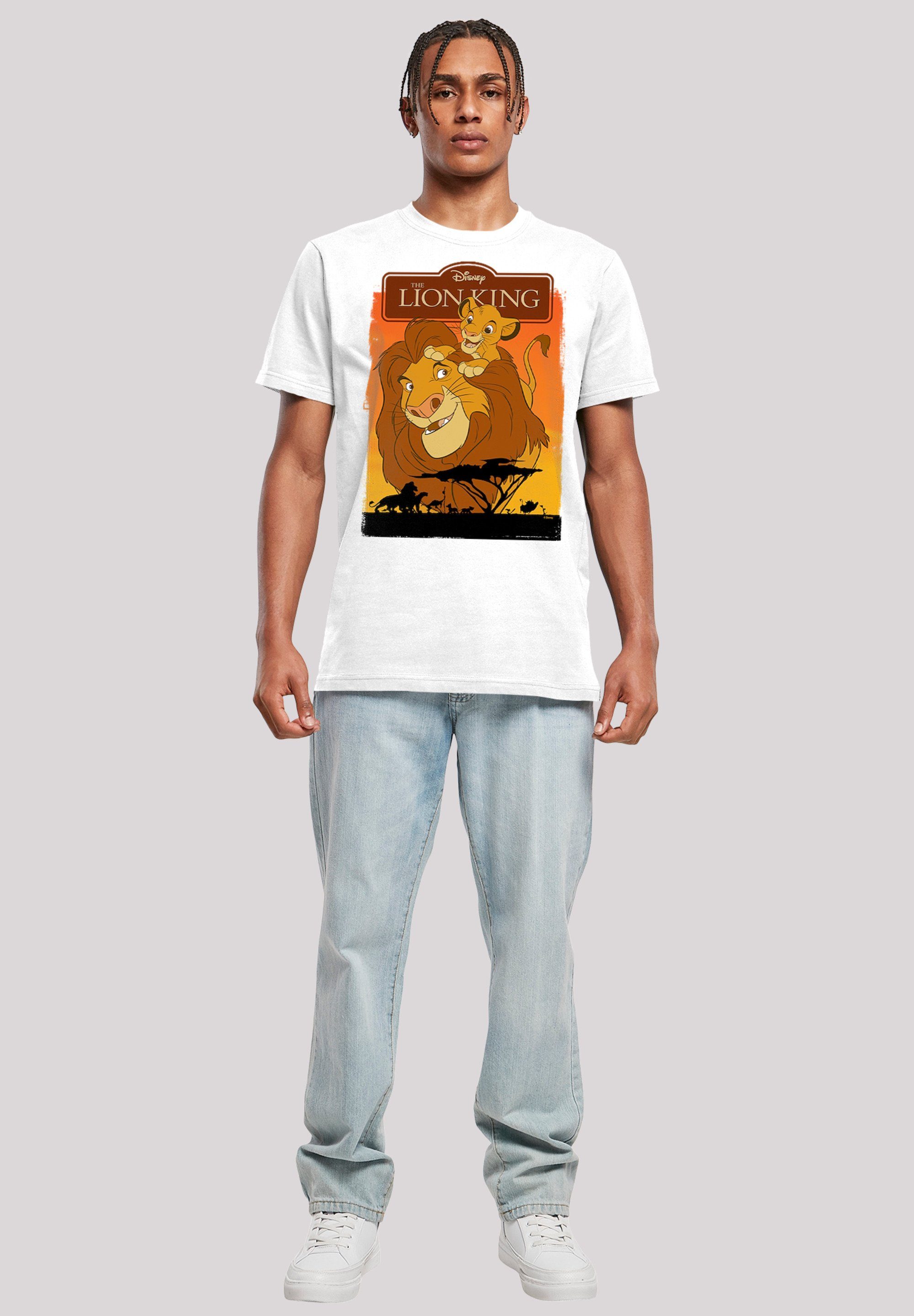 F4NT4STIC und T-Shirt König Löwen Mufasa Simba der Print
