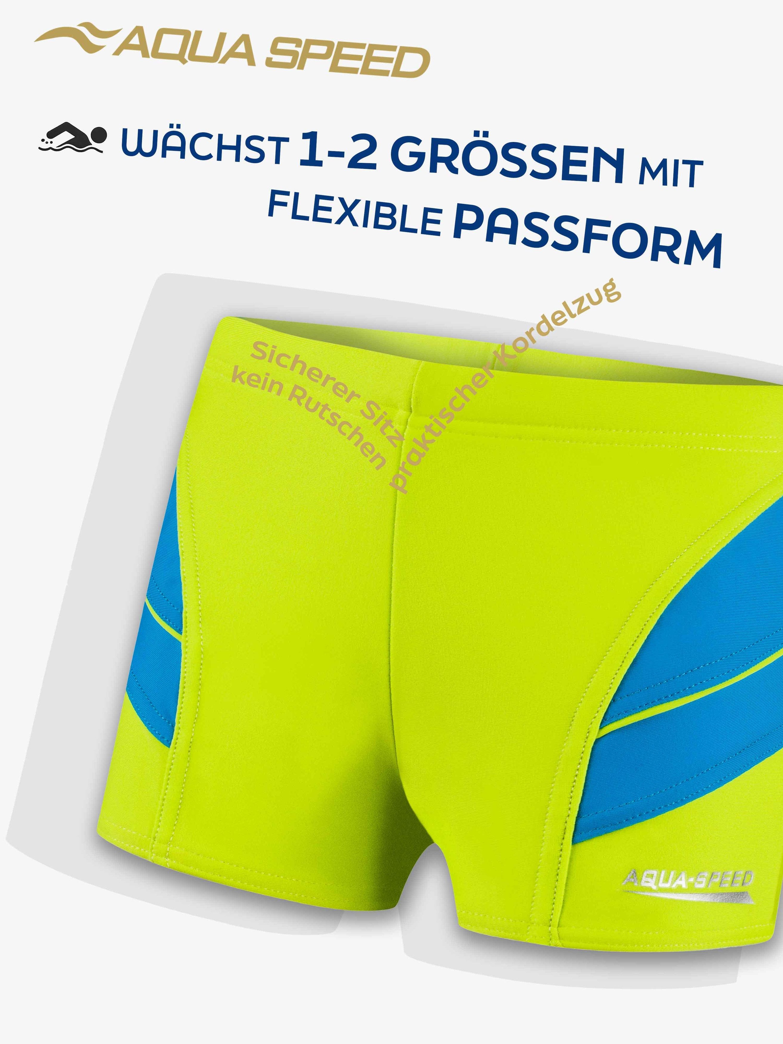 Aqua Speed Badehose Strapazierfähige Schwimmshorts 116 cm Ideal für Sport & Spaß (Badehose mit Stretchmaterial – kein Einengen, keine Druckstellen) Leichtes Mat – Bild 4 von 5