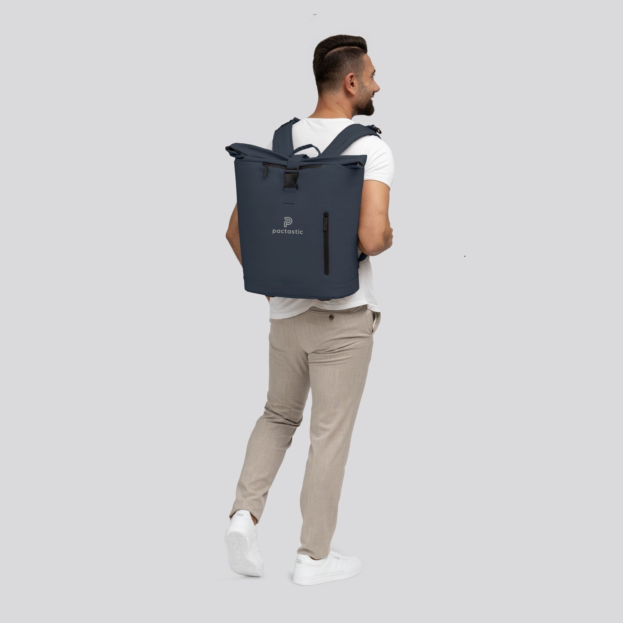 Pactastic Daypack Urban Collection, Veganes dark blue Tech-Material