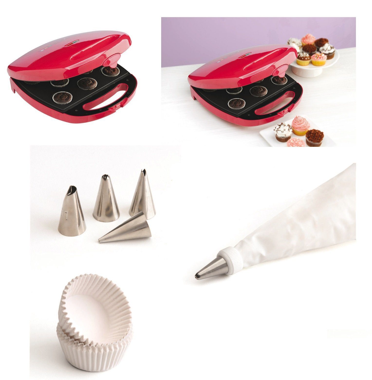 Markenwarenshop-Style Поп-кейк мейкеры CC08 Inventum Pop-Cake Maker Donutmaker Вафельницы Cuo-Cake Maker