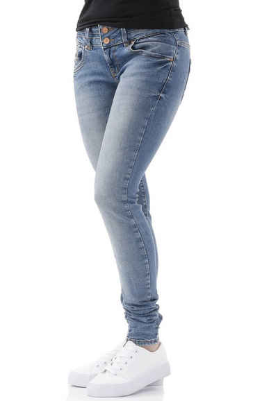 LTB Skinny-fit-Jeans LTB Damen Jeans JULITA X Lelia Undamanged Wash Mittelblau