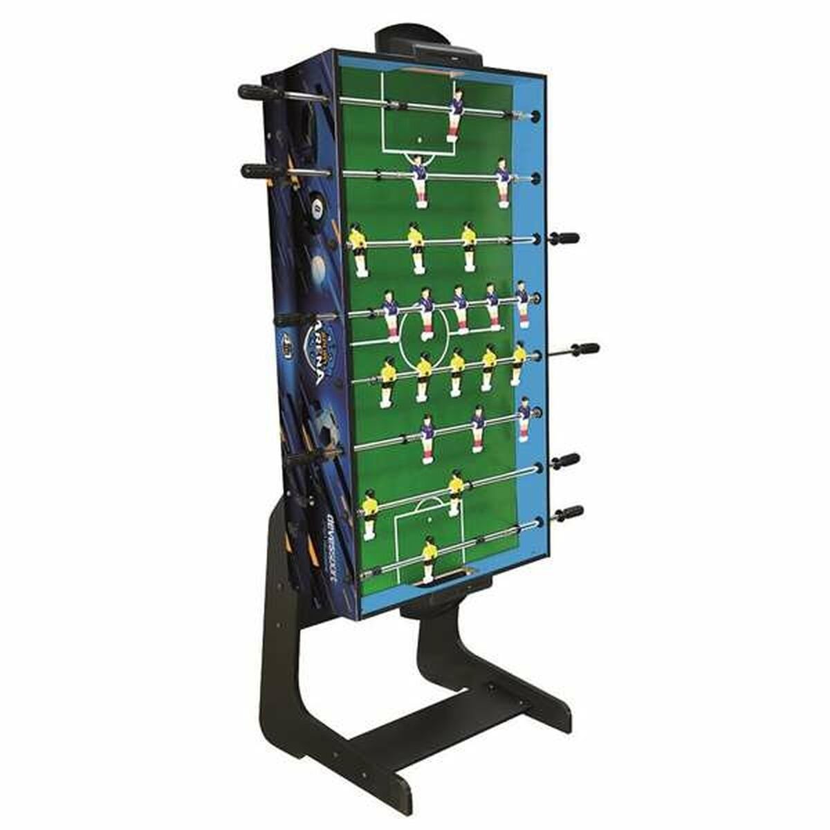 Bigbuy Tischfußballspiel Multispiel-Tisch Biegsam 4 in 1 Holz MDF 115,5x63x16,8 cm